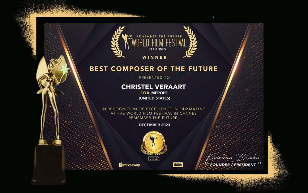 Winner Best Composer of the Future at Cannes World Film Festival